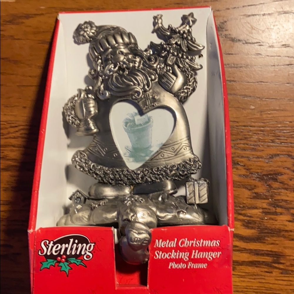 Metal Christmas stocking hanger